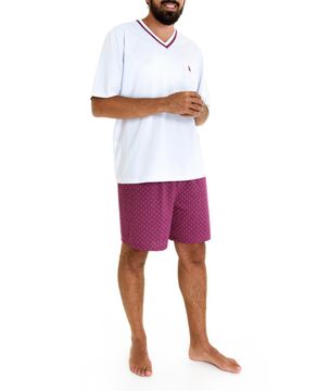 Pijama-Masculino-Lua-Cheia-Bermuda-Triangulos