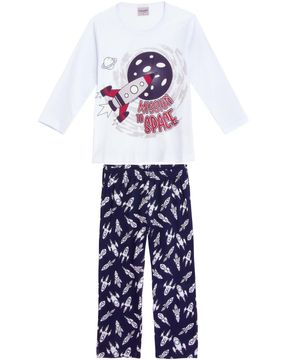 Pijama-Infantil-Masculino-Lua-Encantada-Longo-Foguete