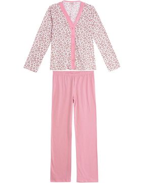 Pijama-Feminino-Lua-Encantada-Aberto-Algodao-Onca