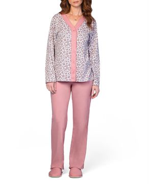 Pijama-Feminino-Lua-Encantada-Aberto-Algodao-Onca