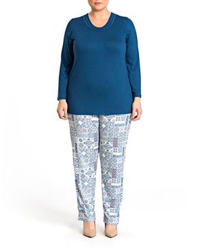 Pijama-Plus-Size-Feminino-Recco-Viscolycra-Azulejo