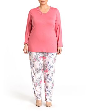 Pijama-Plus-Size-Feminino-Recco-Viscolycra-Floral