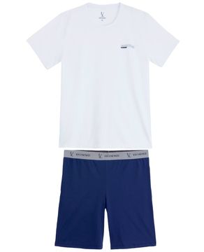 Pijama-Masculino-Lua-Lua-Elastico-Bermuda-Algodao