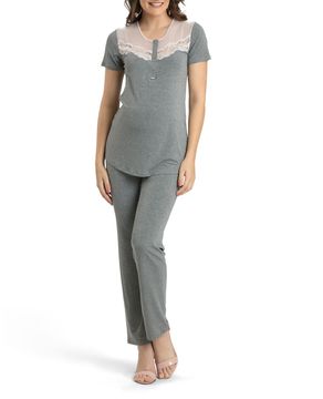 Pijama-Feminino-Recco-Semi-Aberto-Renda-Tule