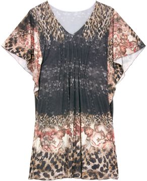 Kaftan-Plus-Size-Recco-Microfibra-Animal-Print