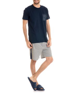 Pijama-Masculino-Tombini-Bermuda-Algodao-Texto