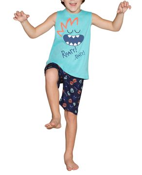 Pijama-Infantil-Masculino-Laibel-Regata-Monstros