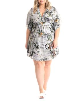 Kaftan-Plus-Size-Daniela-Tombini-Microfibra-Tropical