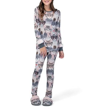 Pijama-Feminino-Lua-Lua-Legging-Viscolycra-Gatos