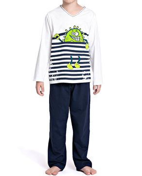 Pijama-Infantil-Masculino-Recco-Algodao-Monstro-Listras