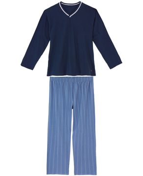 Pijama-Plus-Size-Masculino-Recco-Algodao-Calca-Listras