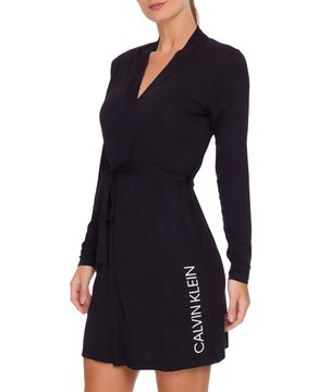 Robe-Feminino-Calvin-Klein-Manga-Longa-Viscolycra