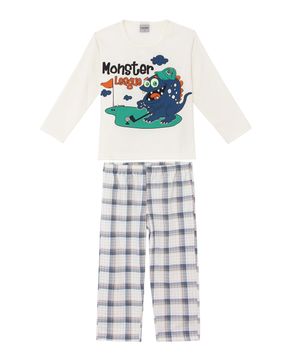 Pijama-Infantil-Masculino-Lua-Encantada-Moletinho-Monstro