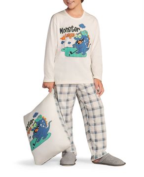 Pijama-Infantil-Masculino-Lua-Encantada-Moletinho-Monstro