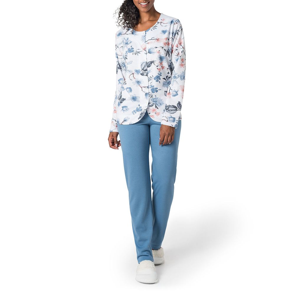 Pijama-Feminino-Toque-Intimo-Aberto-Moletinho-Floral