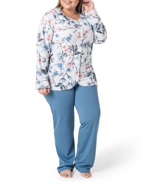 Pijama-Plus-Size-Feminino-Toque-Intimo-Moletinho-Floral