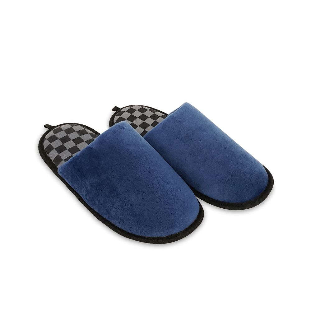 Chinelo-de-Quarto-Masculino-Ricsen-Quadriculado