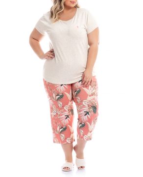 Pijama-Plus-Size-Pescador-Daniela-Tombini-Floral