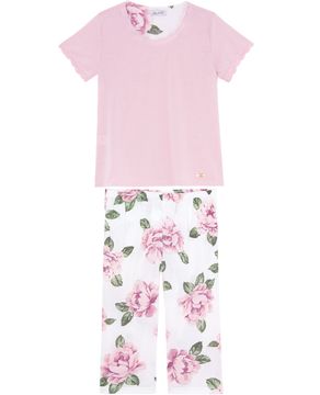 Pijama-Capri-Lua-Cheia-Renda-Malha-Floral