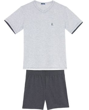 Pijama-Masculino-Lua-Cheia-Bermuda-Malha-Mescla