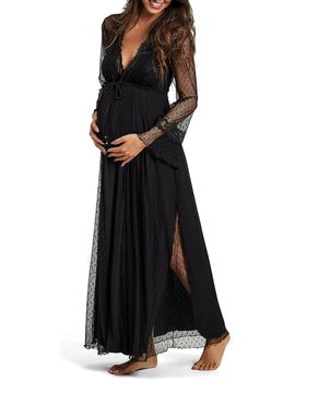 Camisola-Longa-com-Robe-Recco-Viscolycra-Tule