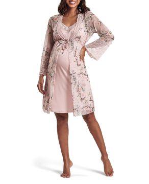 Camisola-com-Robe-Recco-Viscolycra-Renda-Tule-Floral