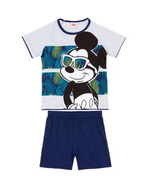 Pijama-Infantil-Masculino-Disney-Algodao-Mickey-Tropical