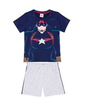 Pijama-Infantil-Masculino-Marvel-Capitao-America-Algodao