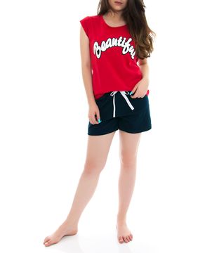 Pijama-Curto-Feminino-Kalm-100--Algodao-Beautiful