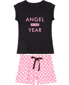 Pijama-Curto-Feminino-Kalm-100--Algodao-Angel-Poa