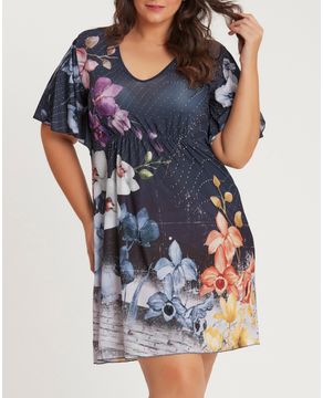 Kaftan-Plus-Size-Recco-Microfibra-Amni-Floral