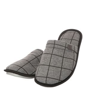 Chinelo-de-Quarto-Masculino-Lua-Lua-Malha-Mercerizada-Listras