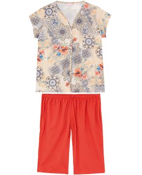 Pijama-Plus-Size-Capri-Aberto-Lua-Encantada-Floral