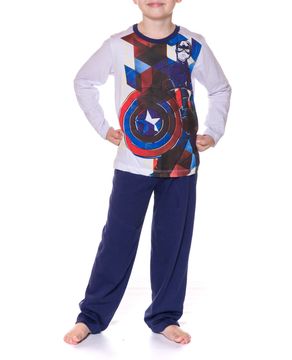 Pijama-Infantil-Masculino-Algodao-Marvel-Capitao-America