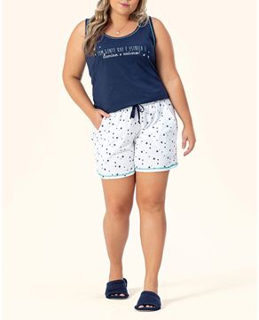 Pijama-Plus-Size-Feminino-Lua-Encantada-Regata-Estrelas