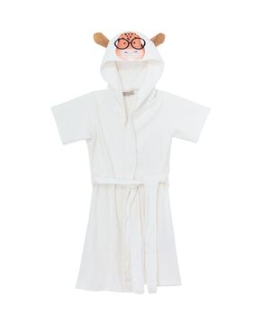 Robe-Infantil-Unisex-Toque-Atoalhado-Girafa