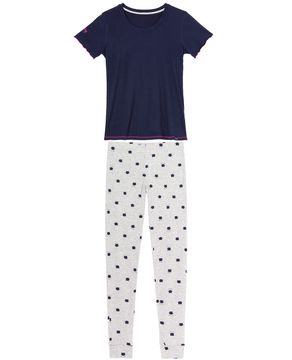 Pijama-Feminino-Any-Any-Manga-Curta-Calca-Gatos