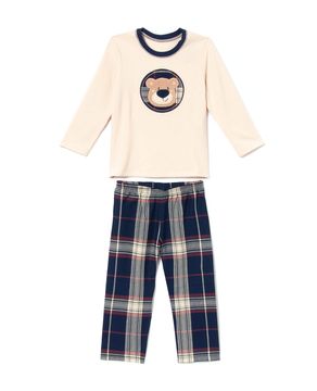 Pijama-Infantil-Masculino-Recco-Moletinho-Flanelado-Urso