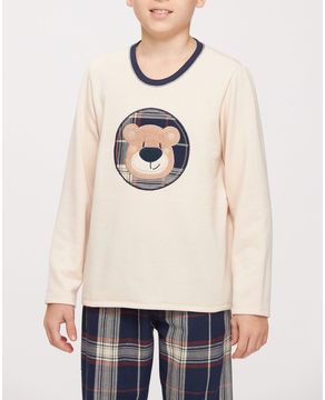 Pijama-Infantil-Masculino-Recco-Moletinho-Flanelado-Urso