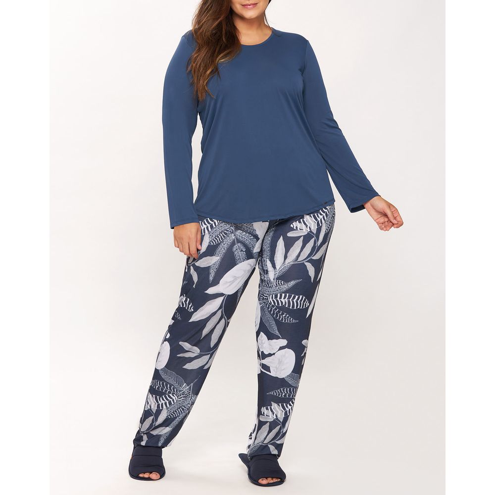 Pijama-Plus-Size-Feminino-Recco-Supermicro-Folhas