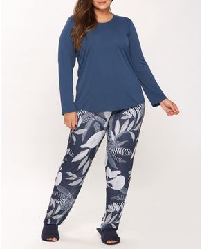 Pijama-Plus-Size-Feminino-Recco-Supermicro-Folhas