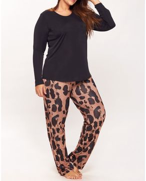 Pijama-Plus-Size-Feminino-Recco-Supermicro-Onca