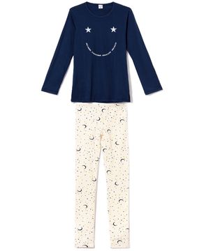 Pijama-Legging-Lua-Encantada-Cotton-Estrelas