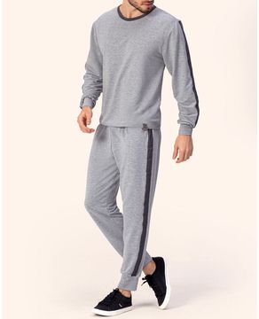 Pijama-Masculino-Lua-Encantada-Moletinho-Faixas