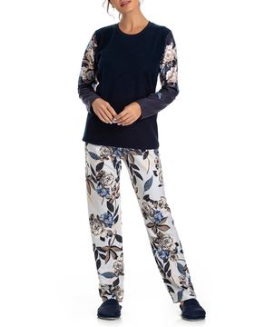 Pijama-Feminino-Toque-Soft-Pettenati-Floral