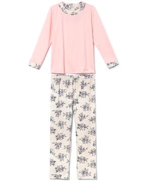 Pijama-Feminino-Lua-Cheia-Moletinho-Flanelado-Floral