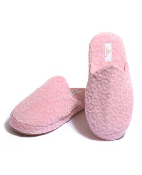 Chinelo-de-Quarto-Feminino-C.D.-Relevo-Onca