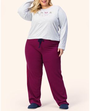 Pijama-Plus-Size-Feminino-Lua-Encantada-Algodao-Amor