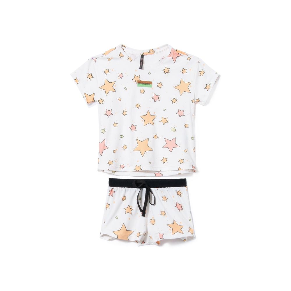 Pijama-Infantil-Feminino-Lua-Lua-Malha-Touch-Estrelas