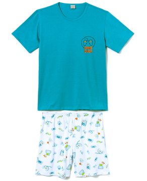 Pijama-Curto-Masculino-Lua-Encantada-Algodao-Game